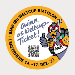 Bierdeckel-Challenge Biathlon-Weltcup